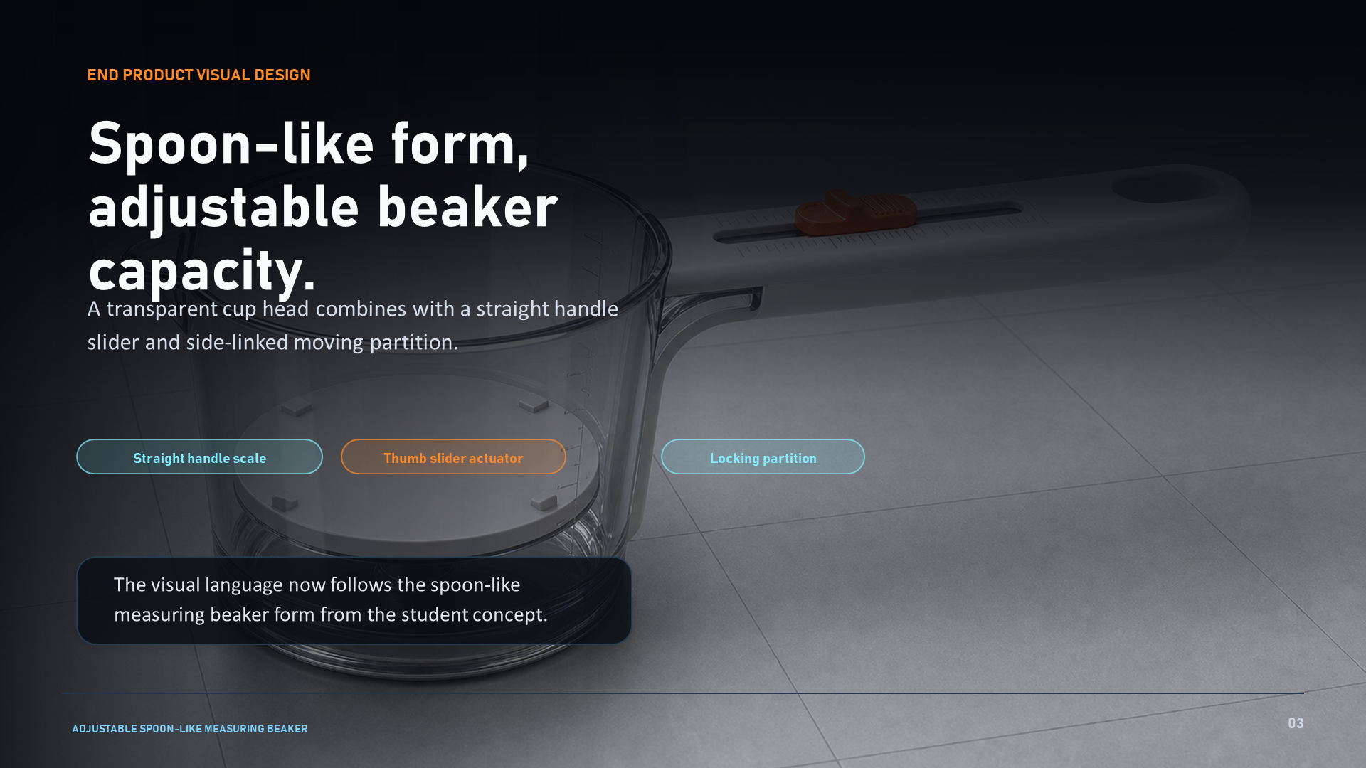 End product visual design slide preview.